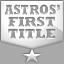Astros' First Title Achievement