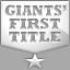 Giants' First Title Achievement