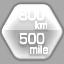 800 km/500 miles driven Achievement