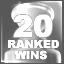 20 Online Ranked Wins Achievement