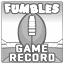 Game Record Forced Fumbles Achievement