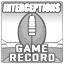 Game Record Defensive INT Achievement