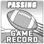 Game Record Passing Yards Achievement