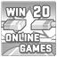 Win 20 Online Games Achievement